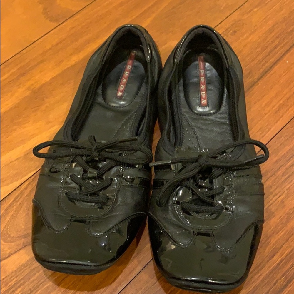AUTH PRADA Slip-on Ballet Sneakers (37 EURO)